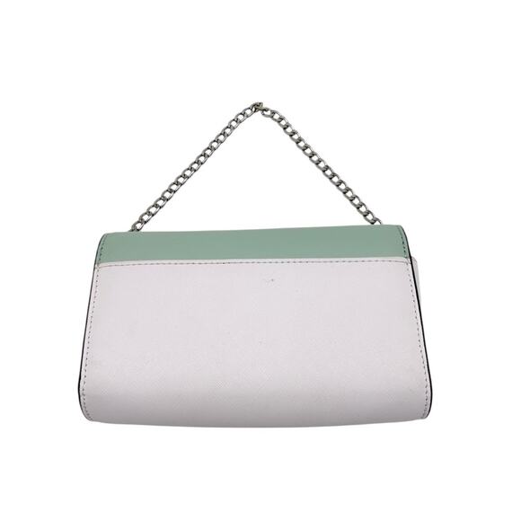 Kate Spade Cameron Crossbody Conversion Mini Bag Willow Green White Silver Chain - Picture 4 of 12